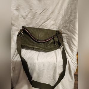 The Sak Olive Green Crossbody Bag